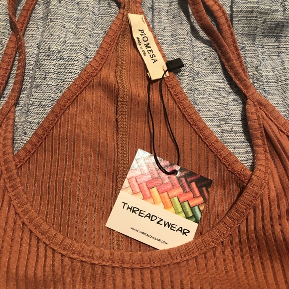 Promesa Rust Ribbed Tank - Picture 6 of 8